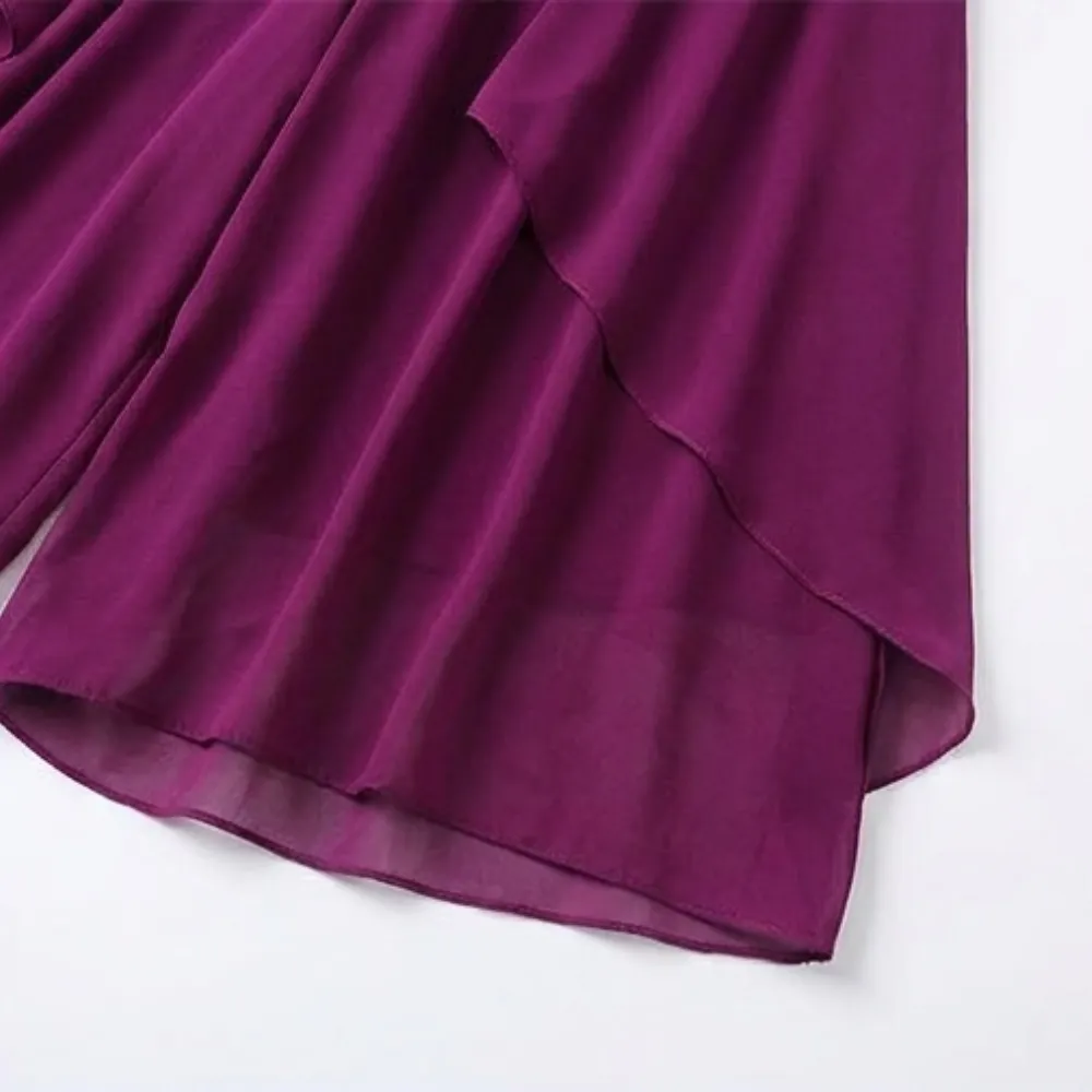 Culottes with Skirt Drape Pants