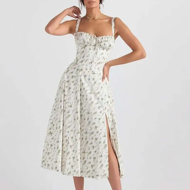 6- pack Comfortable Beauty-No underwire-Print Bustier Sundress