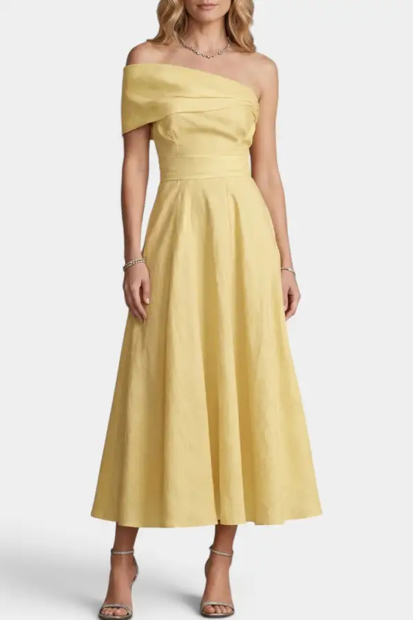 Asymmetric Maxi Dress