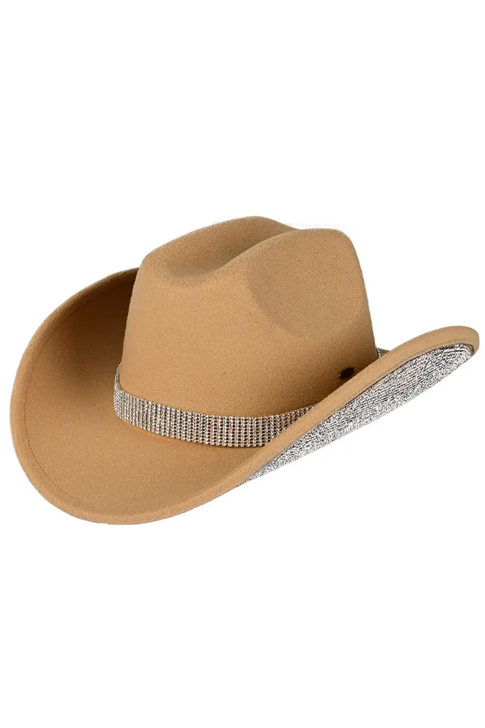 Everyday Rhinestone Trim Cowboy Hat
