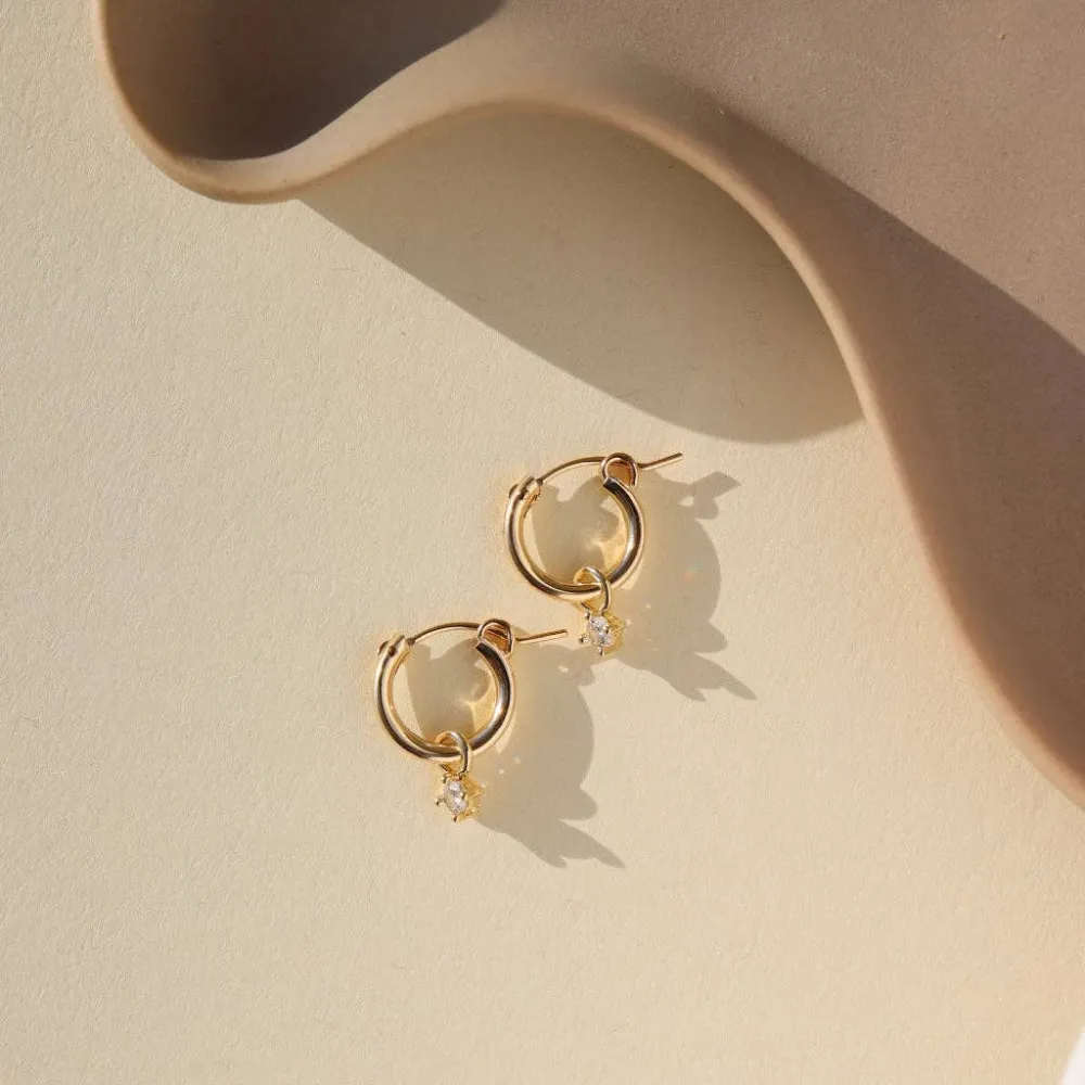 Classic Rounded Hoop Earrings