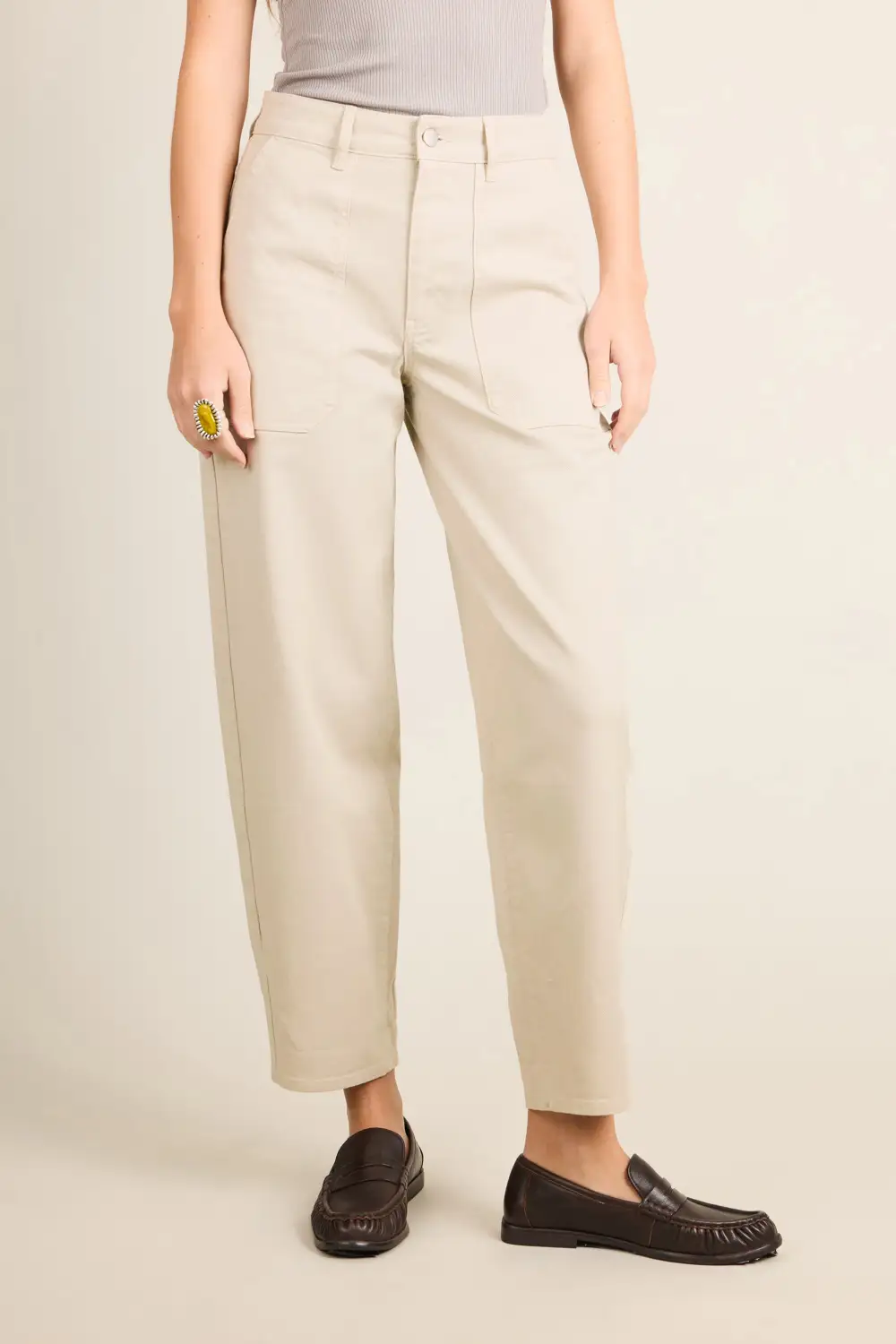 Women's Flare Balloon Fatigue Jeans