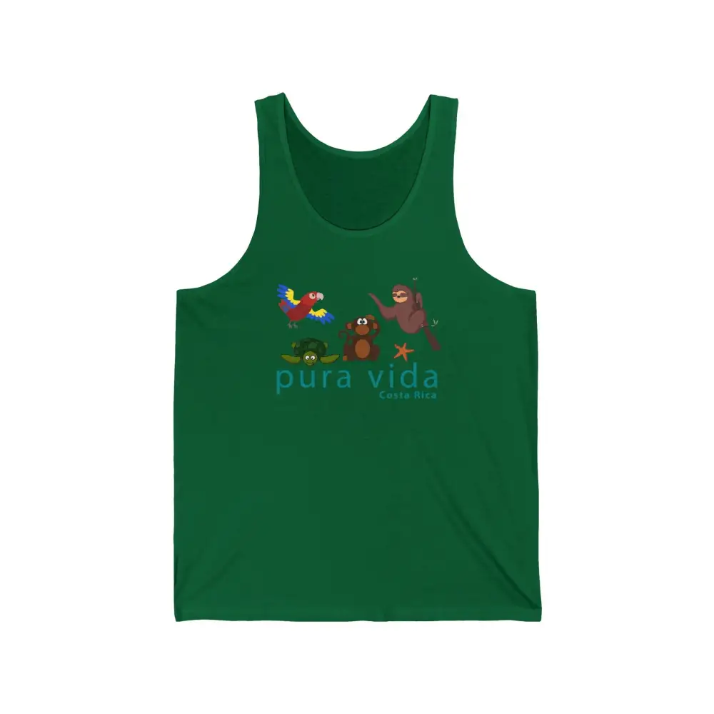 Tropical Wildlife Graphic Tank Top