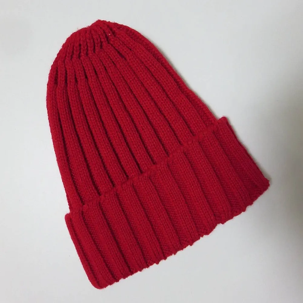 Wool Felt Knit Beanie
