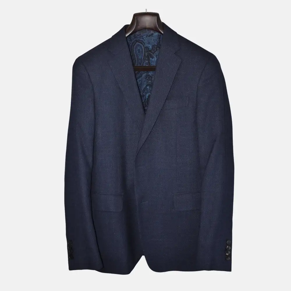 Clean Line Wool Tailored Blazer Jacket
