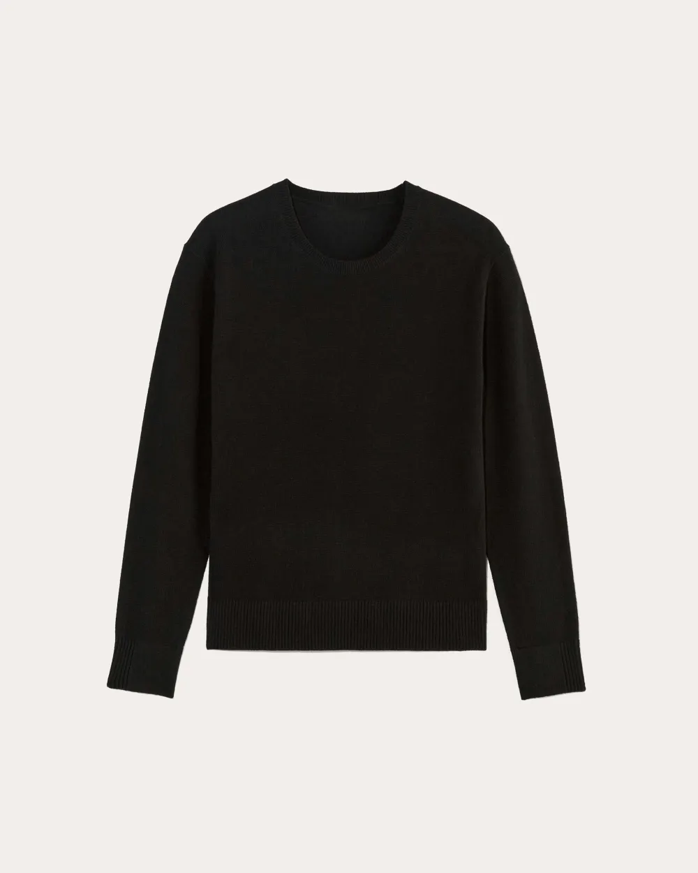 The Black Classic Crew in Cashmere