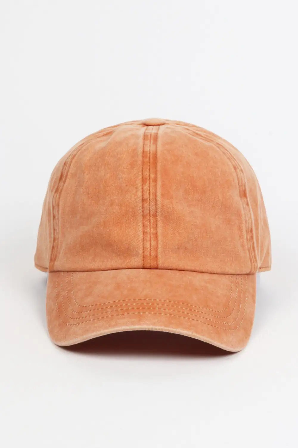 Six Panel Washed Denim Baseball Cap