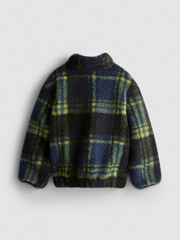 1-9yrs | Check Borg Jacket detail 3