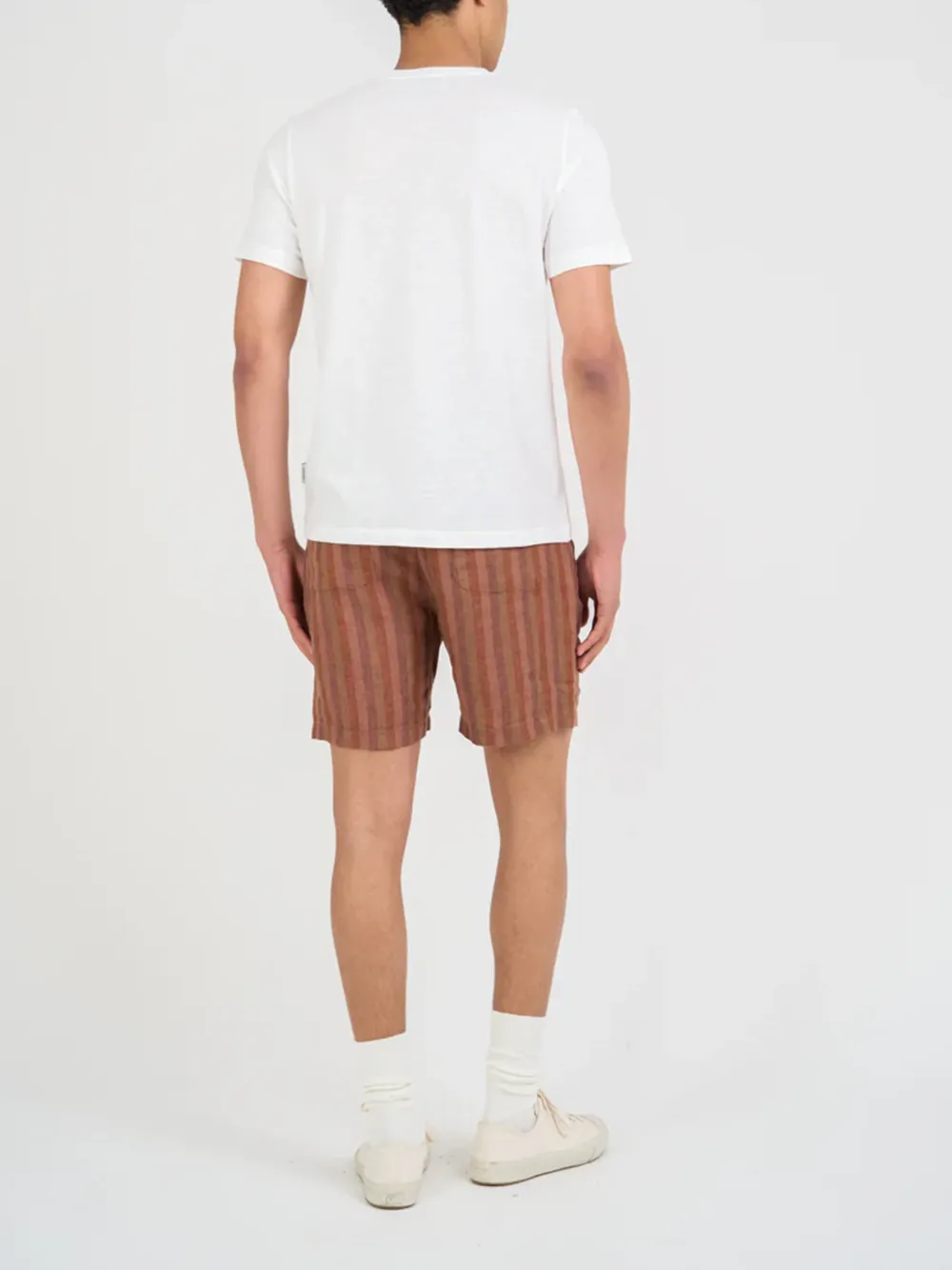 Cream Crew Neck Casual Style T-Shirt