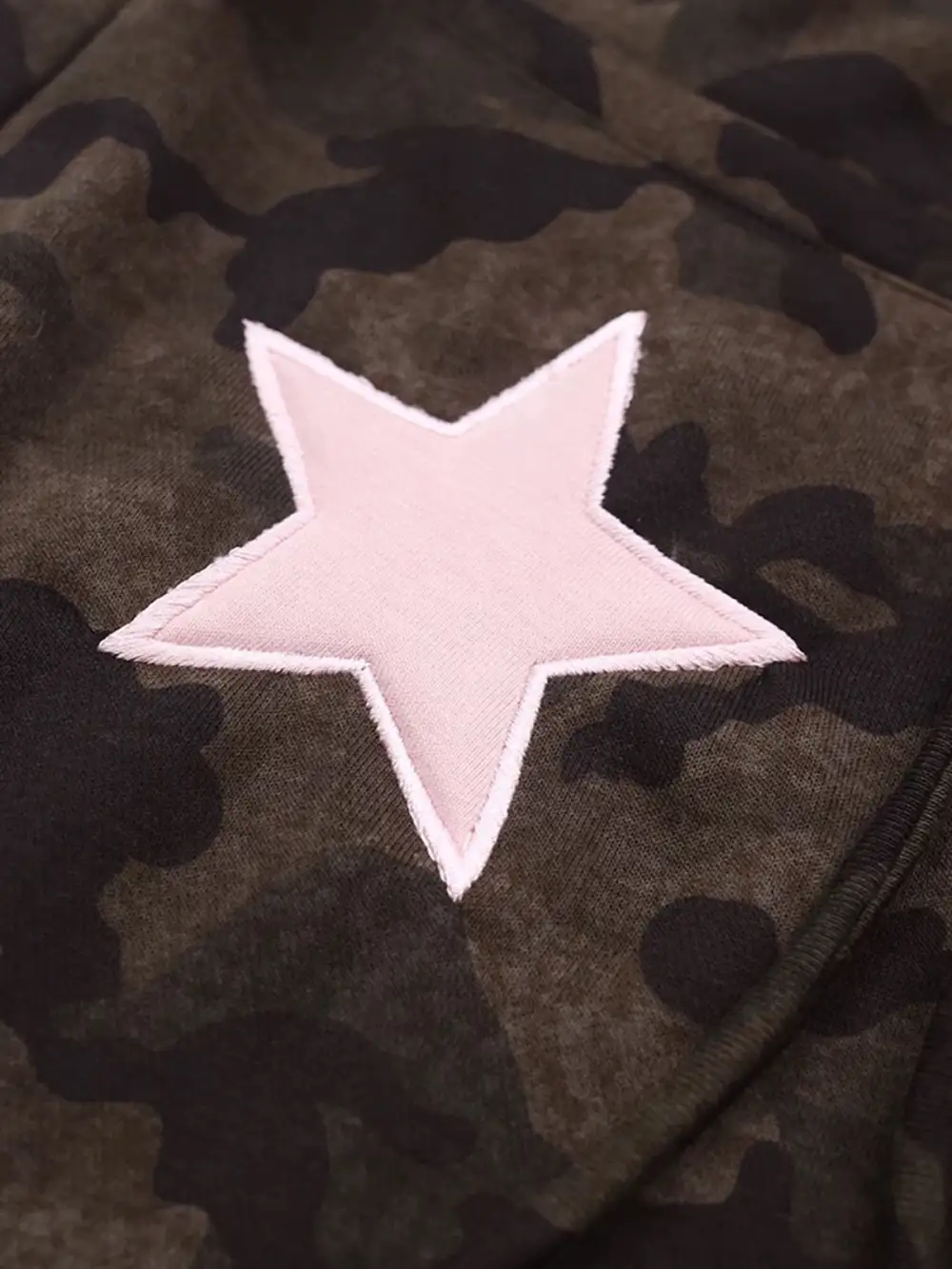 Straight-Leg Star-Graphic Pants