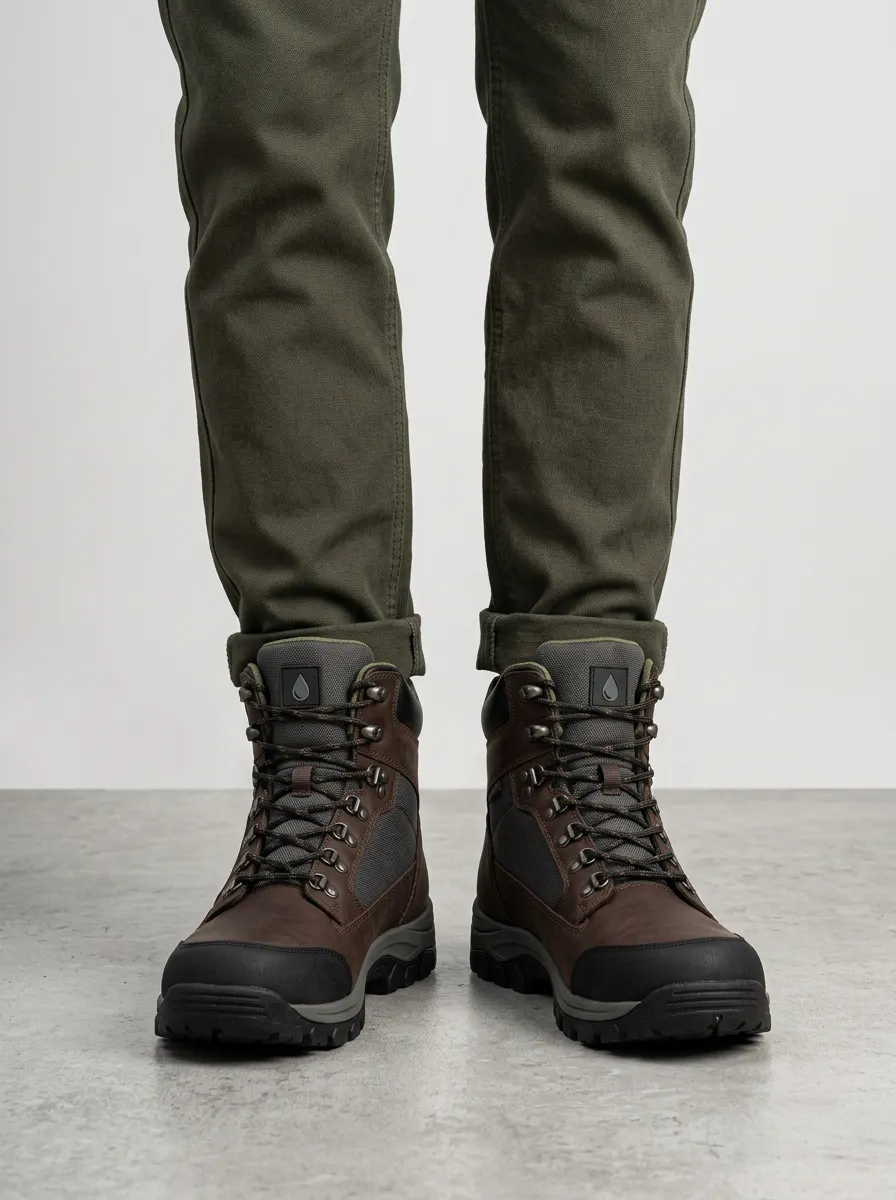 Men's Rugged Waterproof Hiking Inspired Outdoor Work Boots