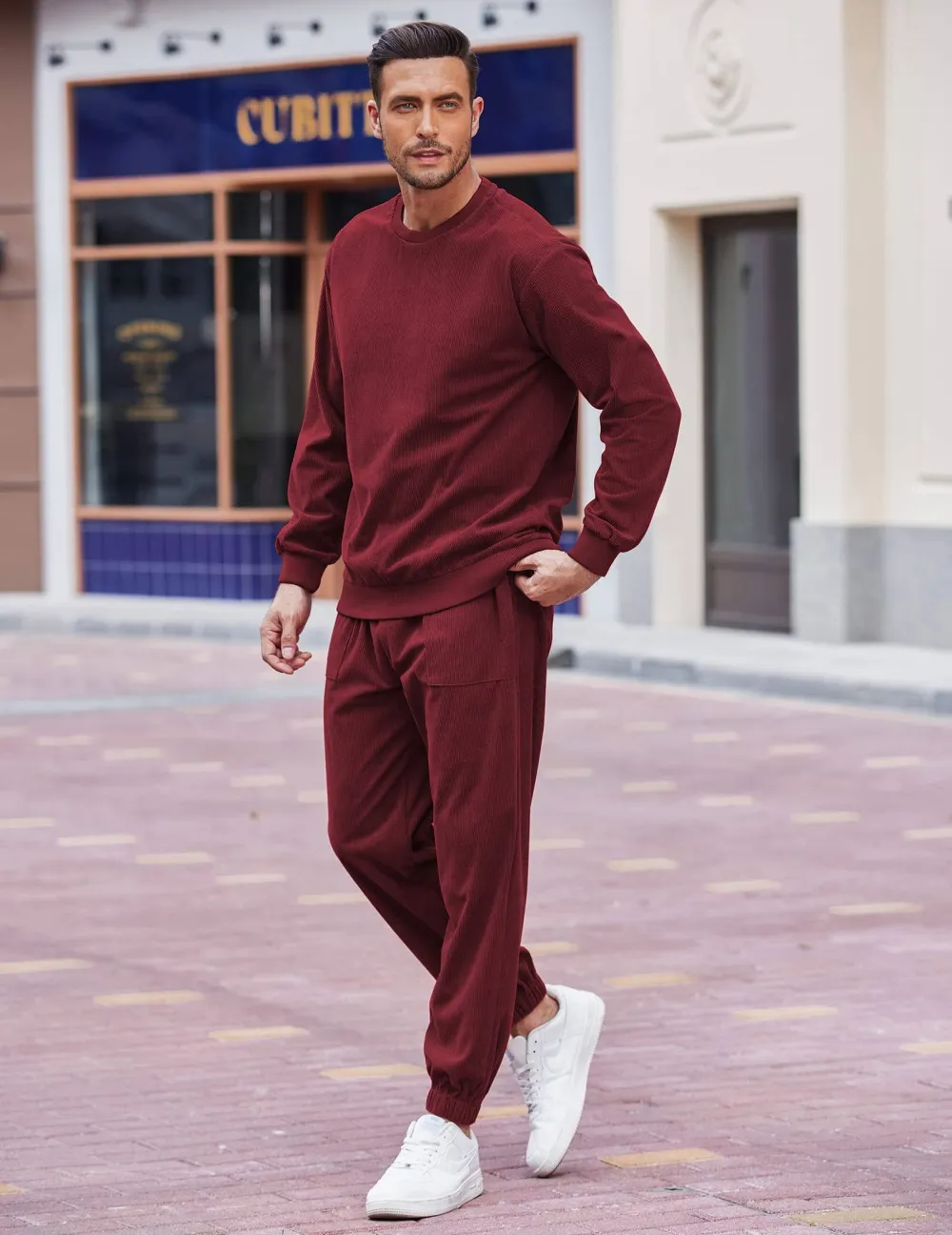 Long Sleeve Pullover Sports Sets