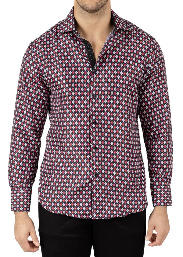Street Button Up Dress Shirt