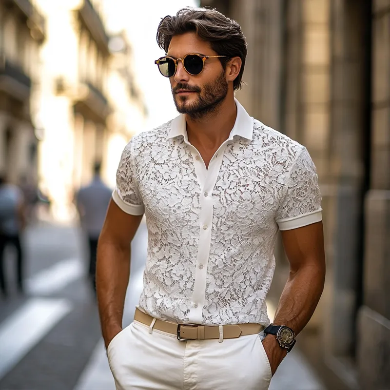 Textured Resort Shirt