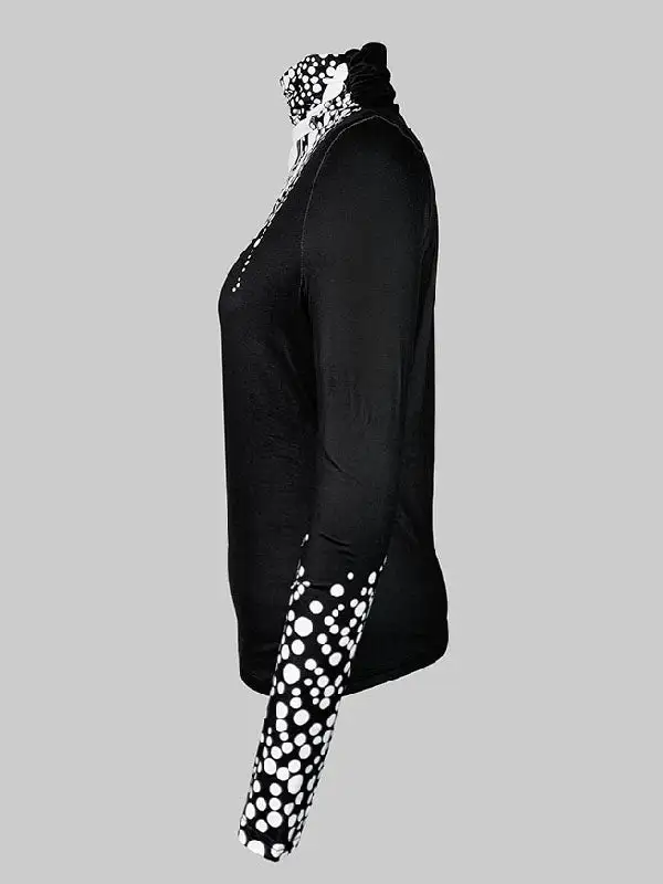 Polished Women's High-Neck Blouse