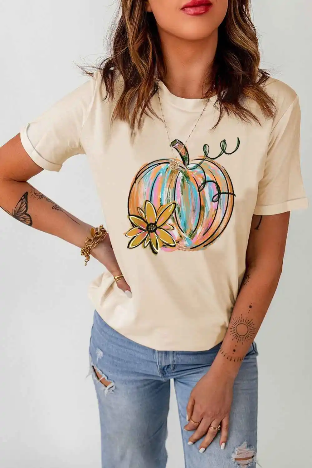 Everyday Graphic Round Neck T-Shirt