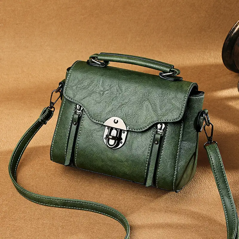 Slim Compact Square Crossbody Bag