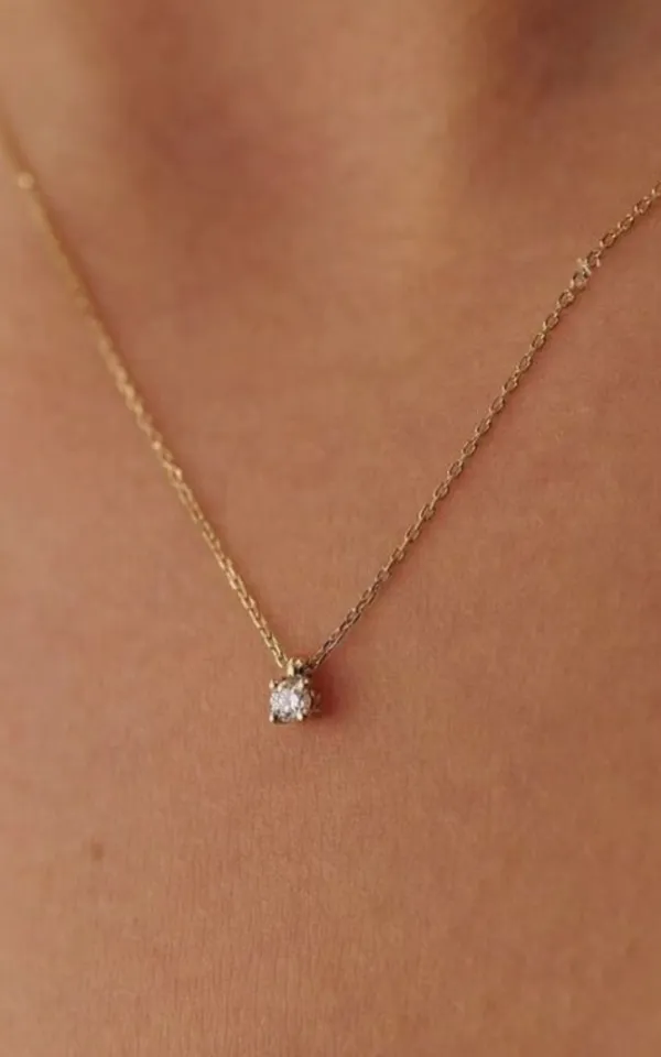 Sparkling Diamond Necklace