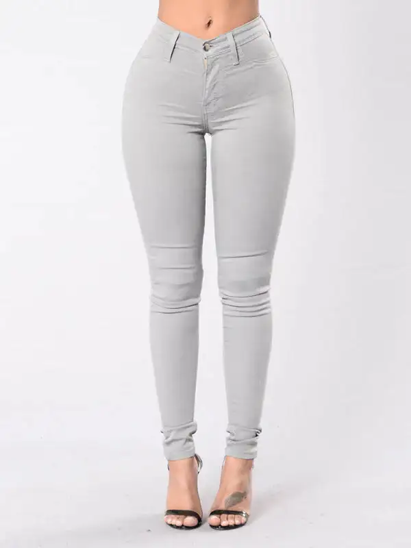 🖤 Sleek & Stretchy High-Waist Denim Pencil Pants – Chic, Comfy & Perfect for Every Outfit! 🔥