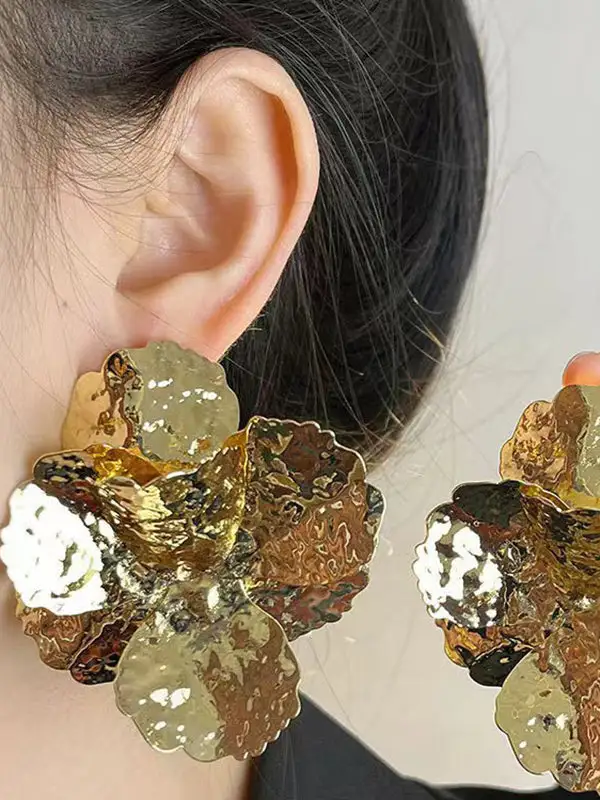 Subtle Nature-Inspired Accent Earrings