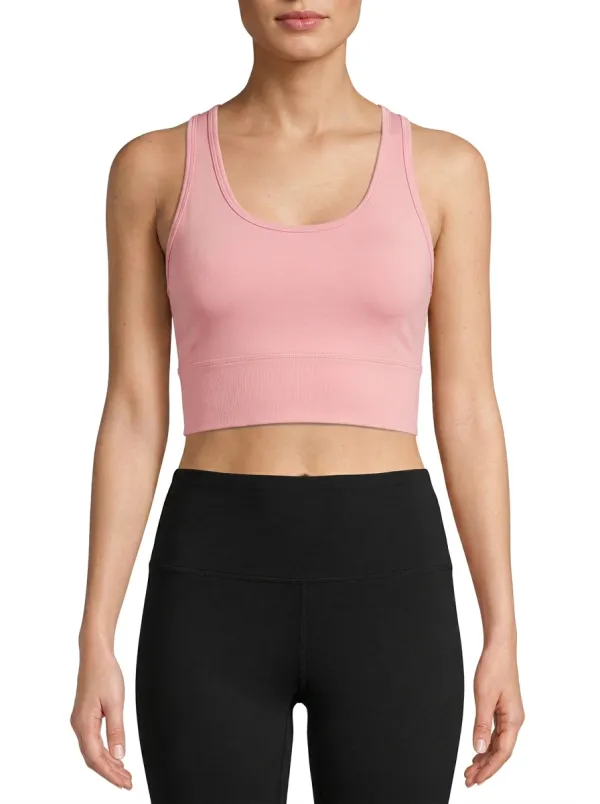 Women's Scoop-Neck Racerback Crop Tank