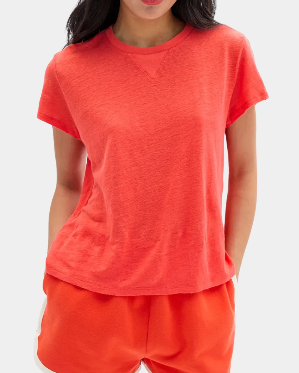 Classic Tee - Bright Poppy