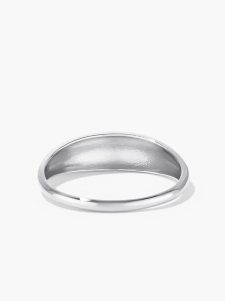Wide Plain Band Ring