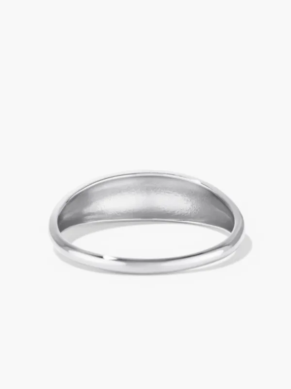 Wide Plain Band Ring