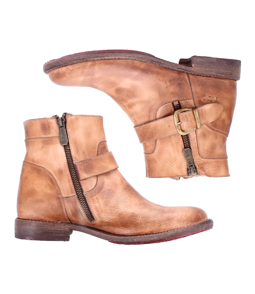 Buckled Perforated Everyday Boots