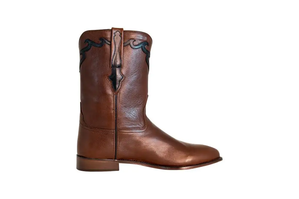 Relaxed Layered Shaft Men's Denim Boots