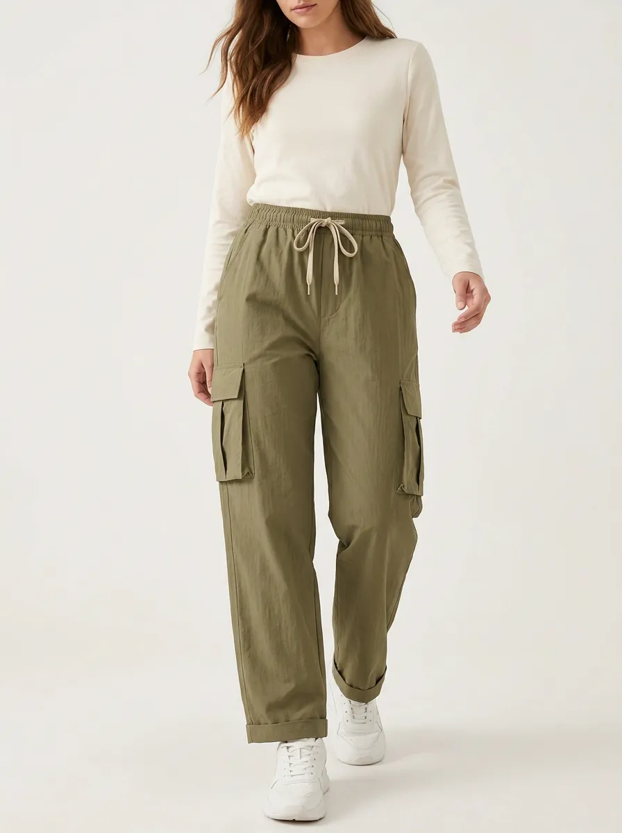 Multi-Pocket Pocket Breathable Breathable Cargo Pants