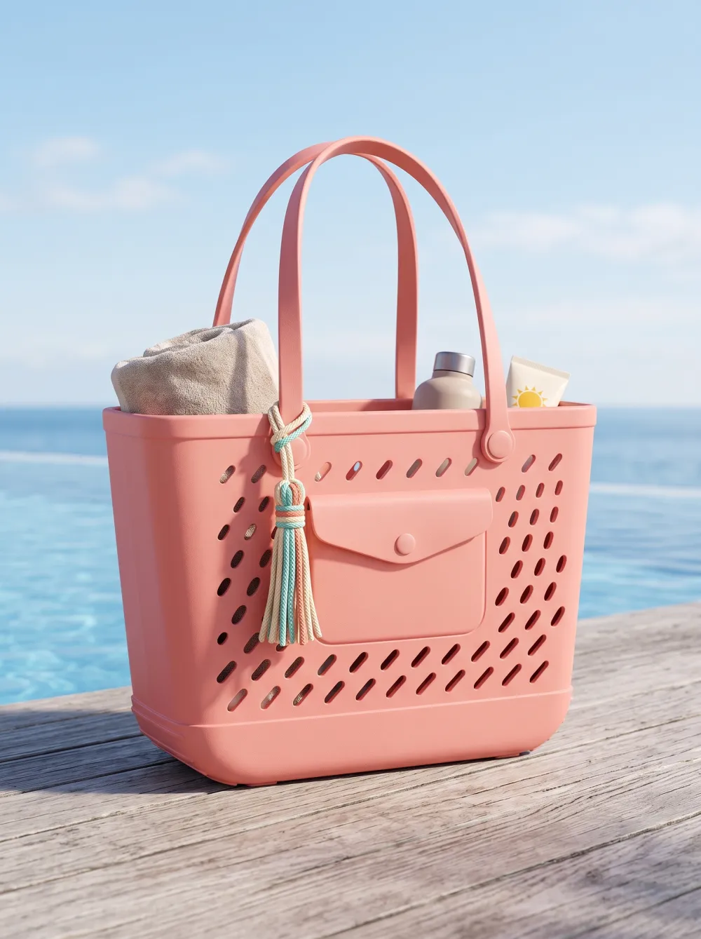 Tidepool Adventure Perforated Tote