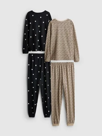 7-15yrs | 2pk Pure Cotton Pyjamas