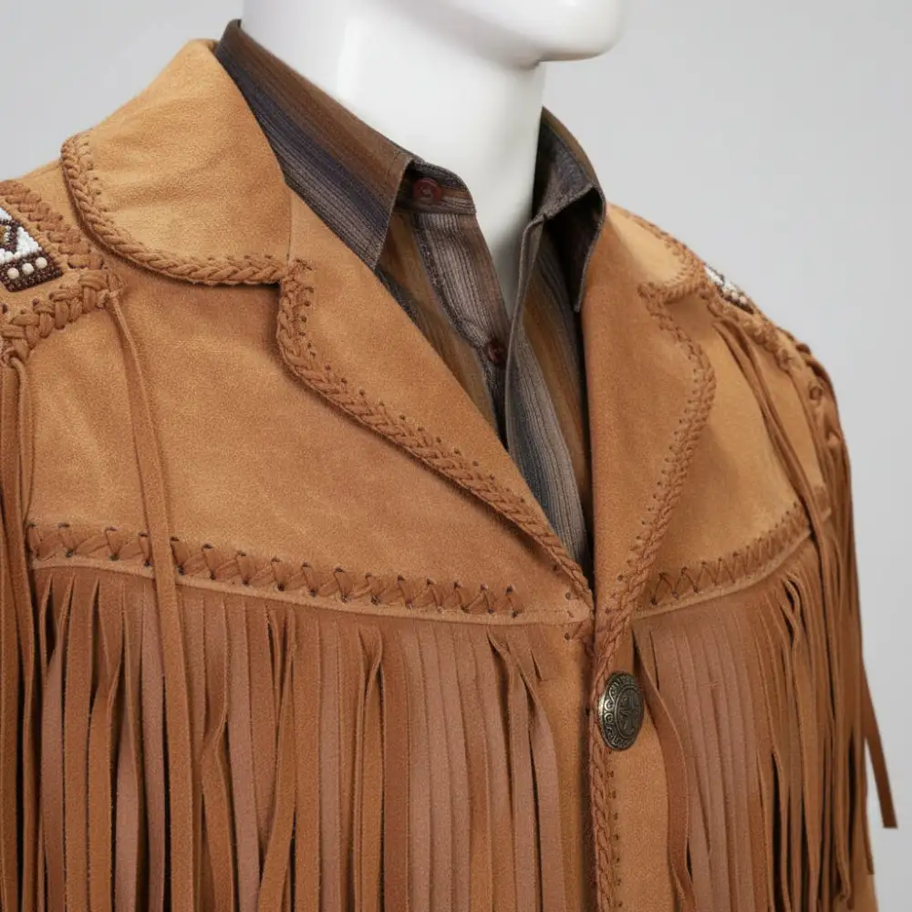 Heritage Suede Western Fringe Jacket