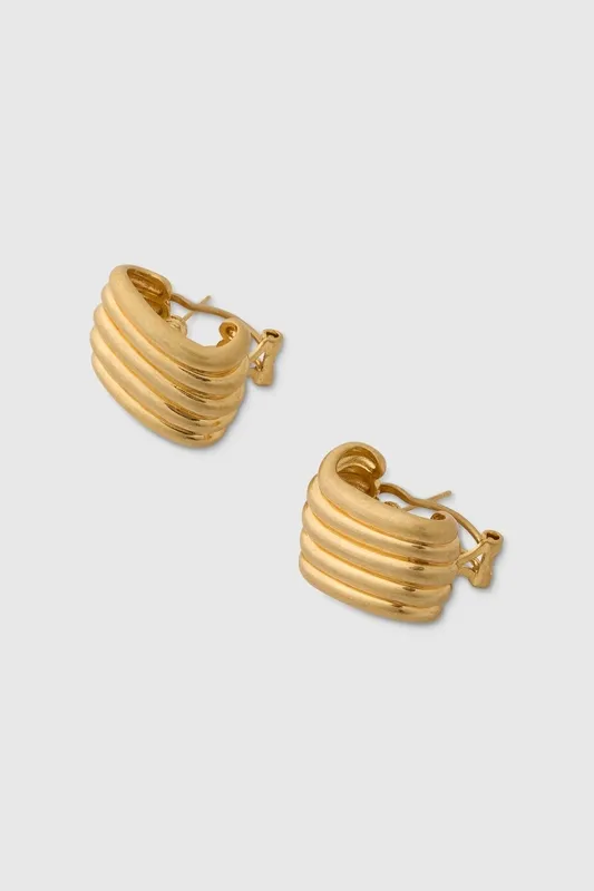 Gold Stud Earrings