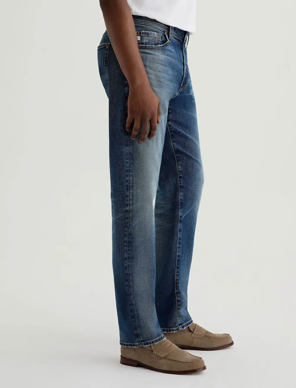 Men's Slim Straight Mid Rise Flexible Jeans