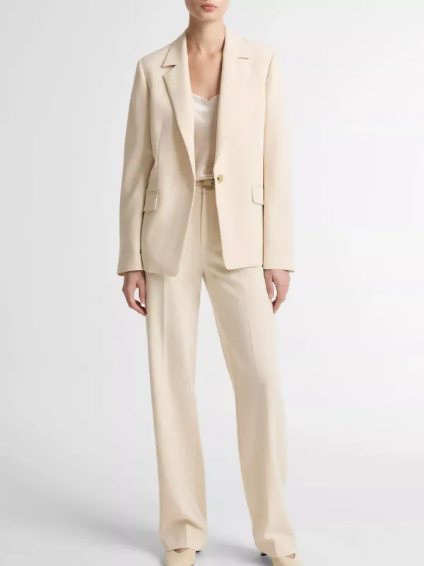 Minimalist Lapel Blazer