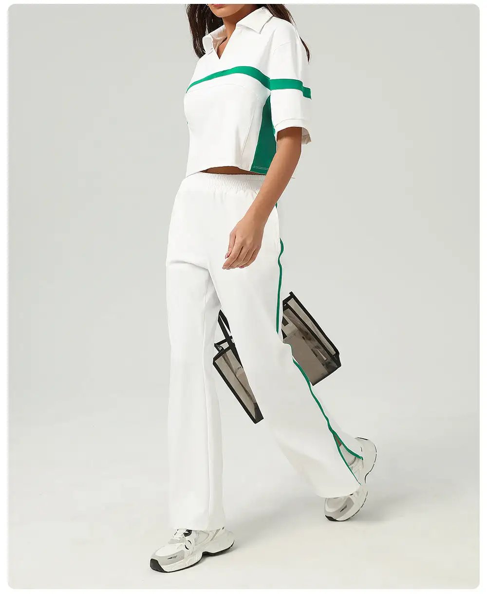 Tennis Running Top and Trousers Active Set