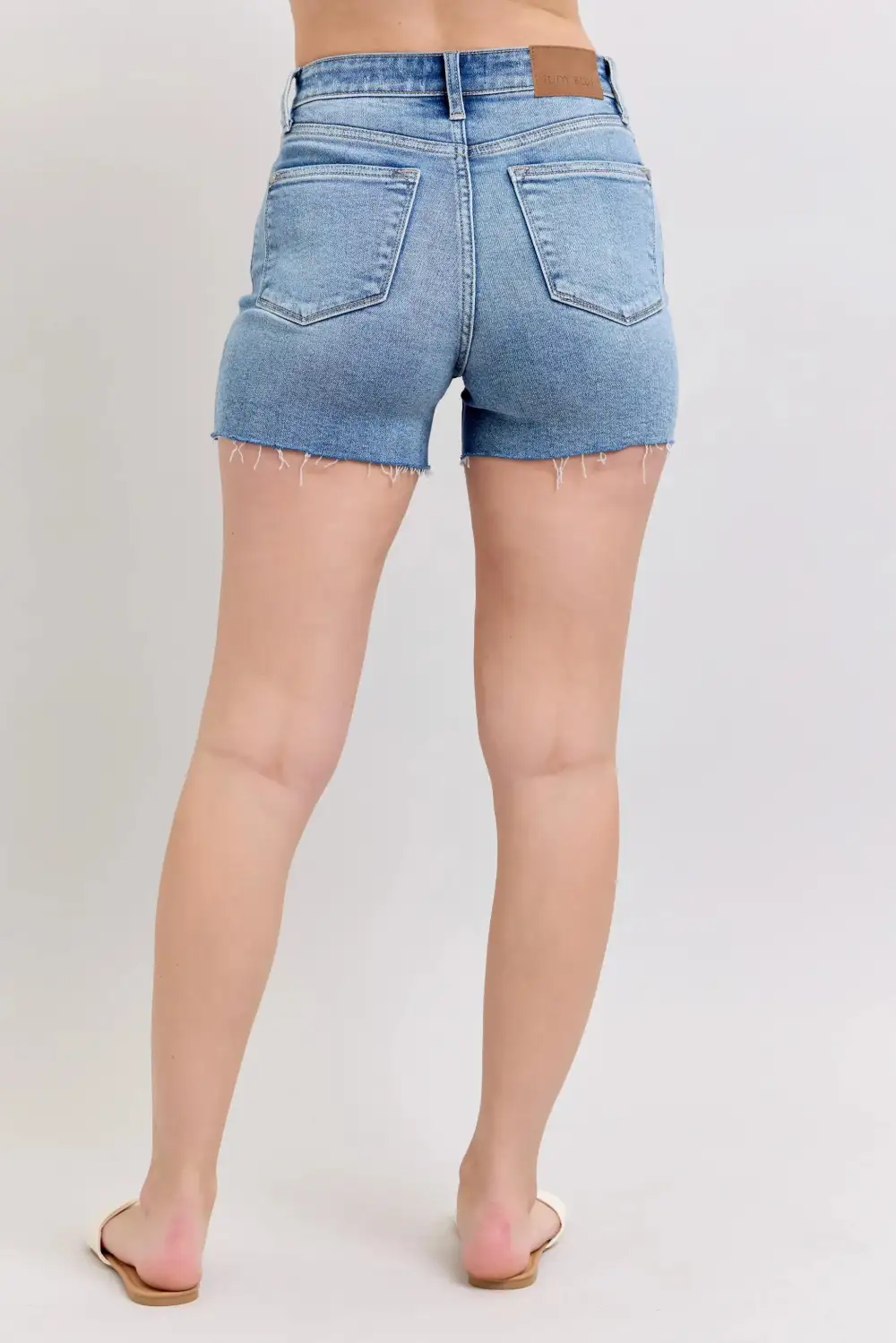 Practical High Waist Denim Shorts