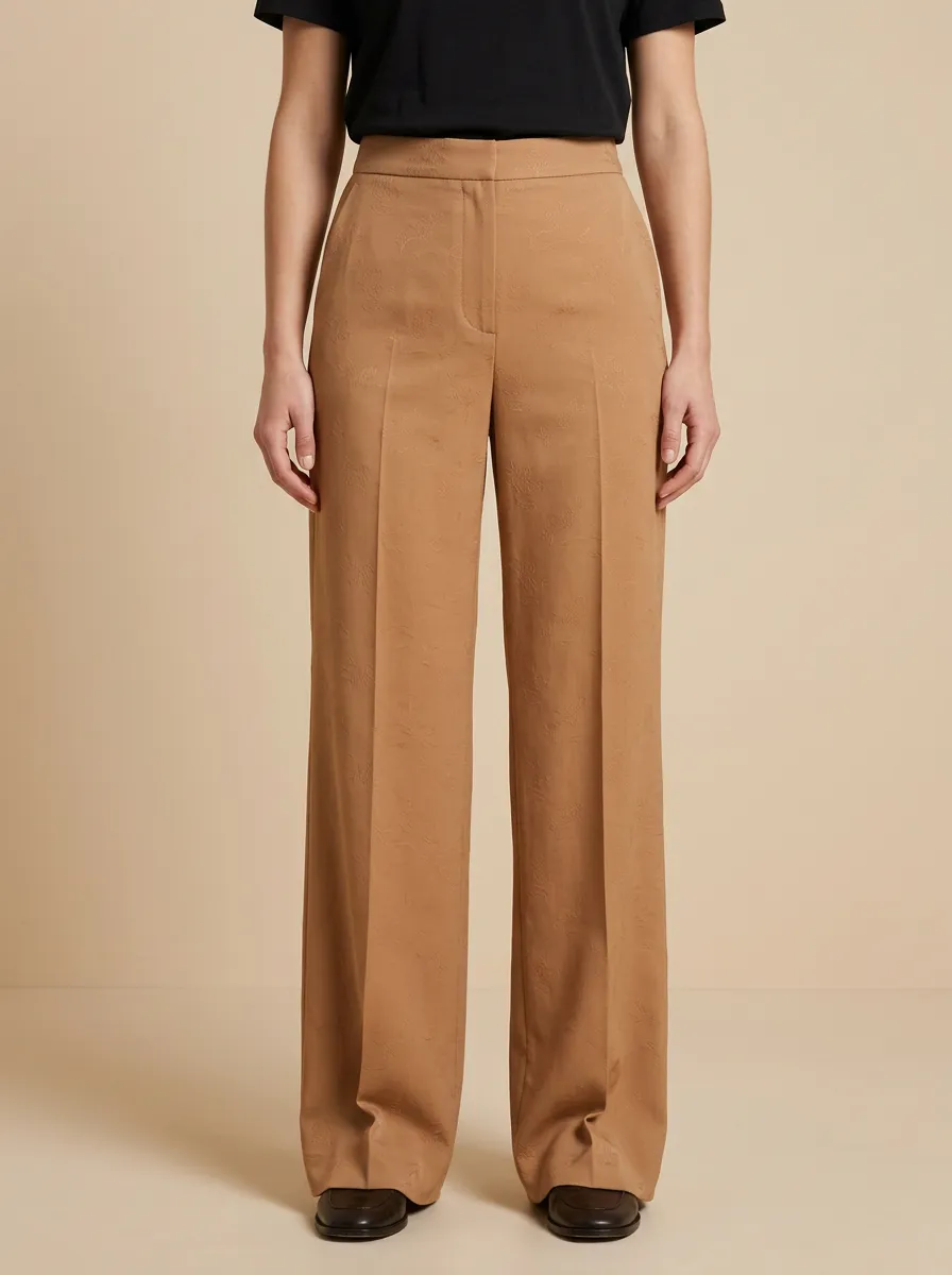 Versatile High Rise Wide Leg Trousers