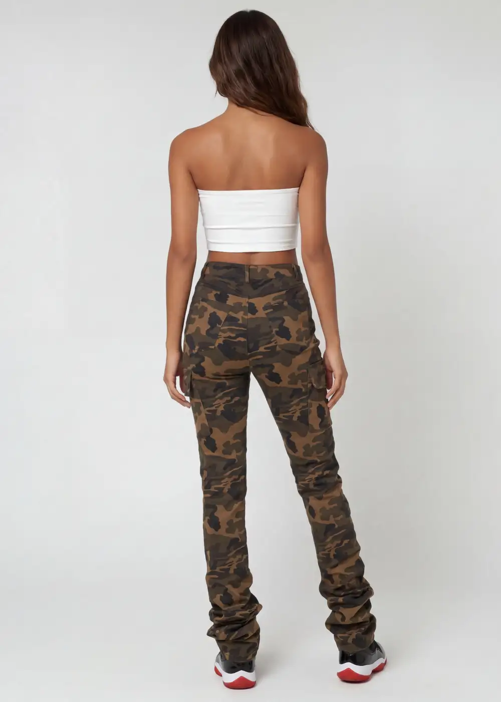 Skinny Stacked Cargo Pants