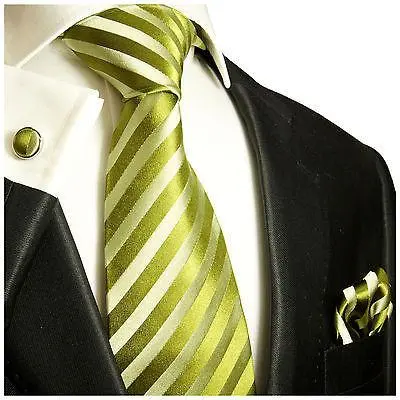 Distinctive Silk Striped Men's Necktie