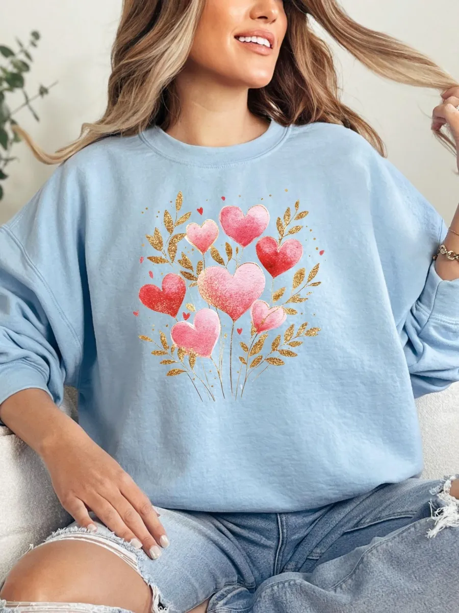 Heart Bouquet Sweatshirt
