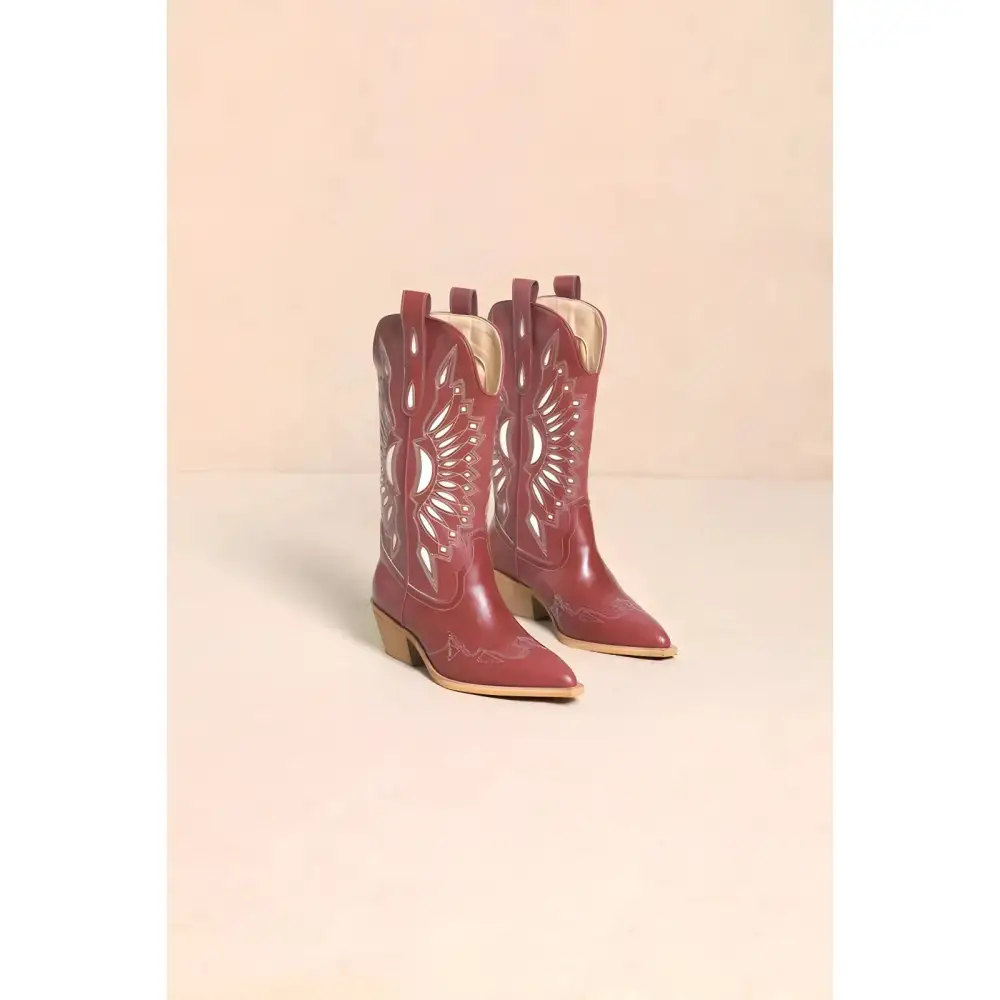 Britany Cut Out Western Boot
