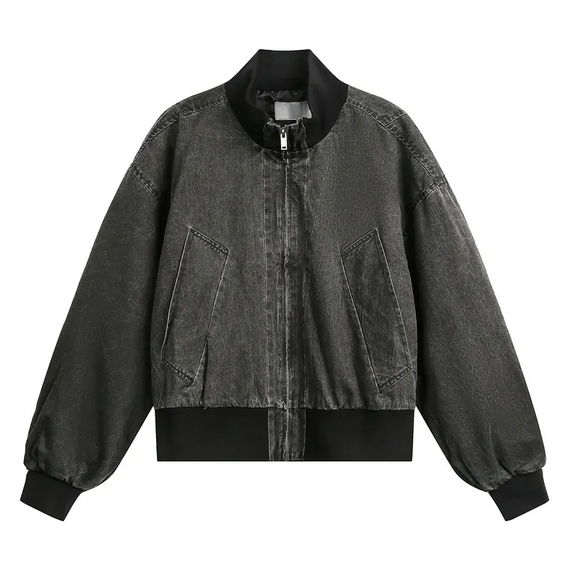 Casual Edgy Bomber Jacket