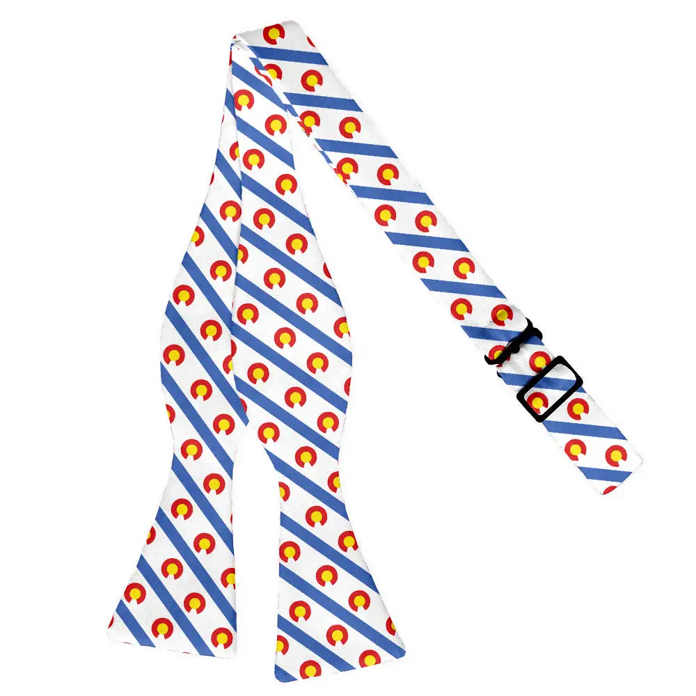 Classic Stripe Motif Bow Tie