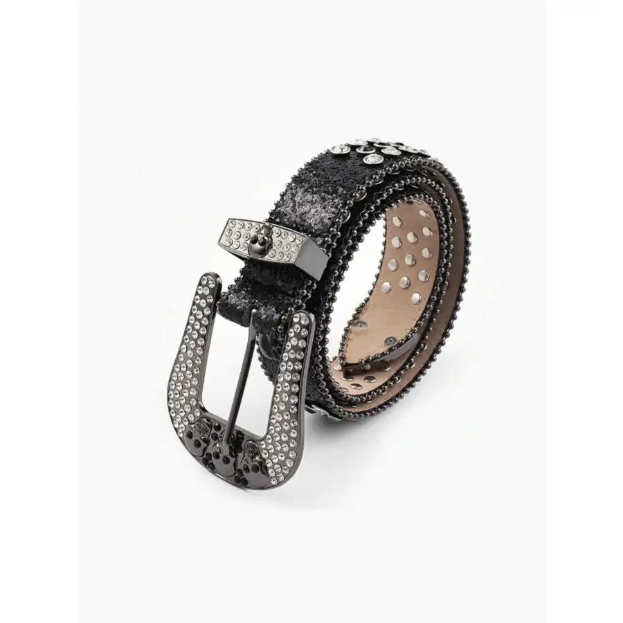 PU Leather Skull Belt