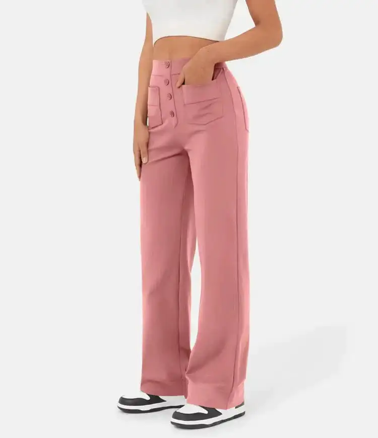 High Waist Everyday Casual Pants
