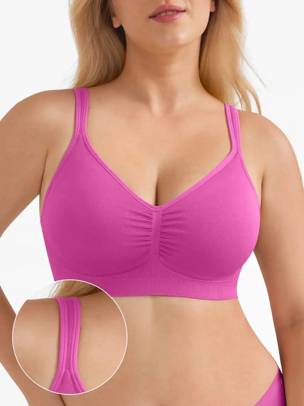Clean Line Seamless Wireless Comfort Wide Bra