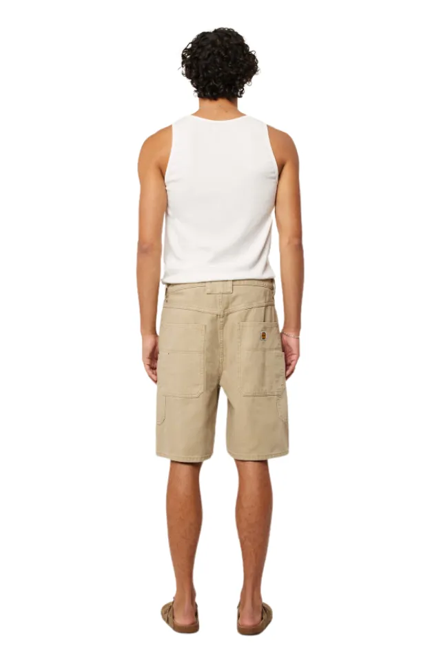 Patch Pocket Utility Canvas Shorts